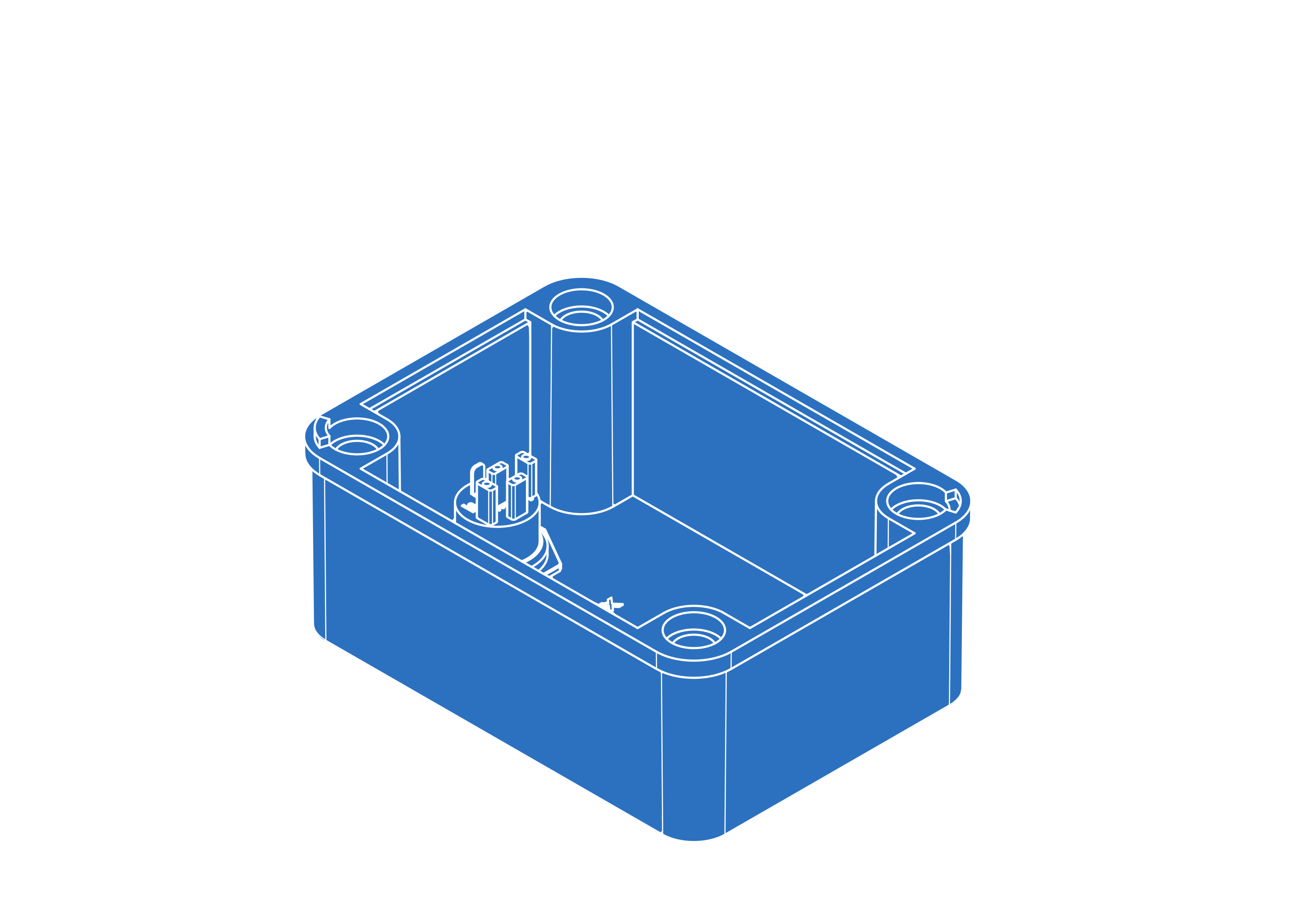 Attached battery box
