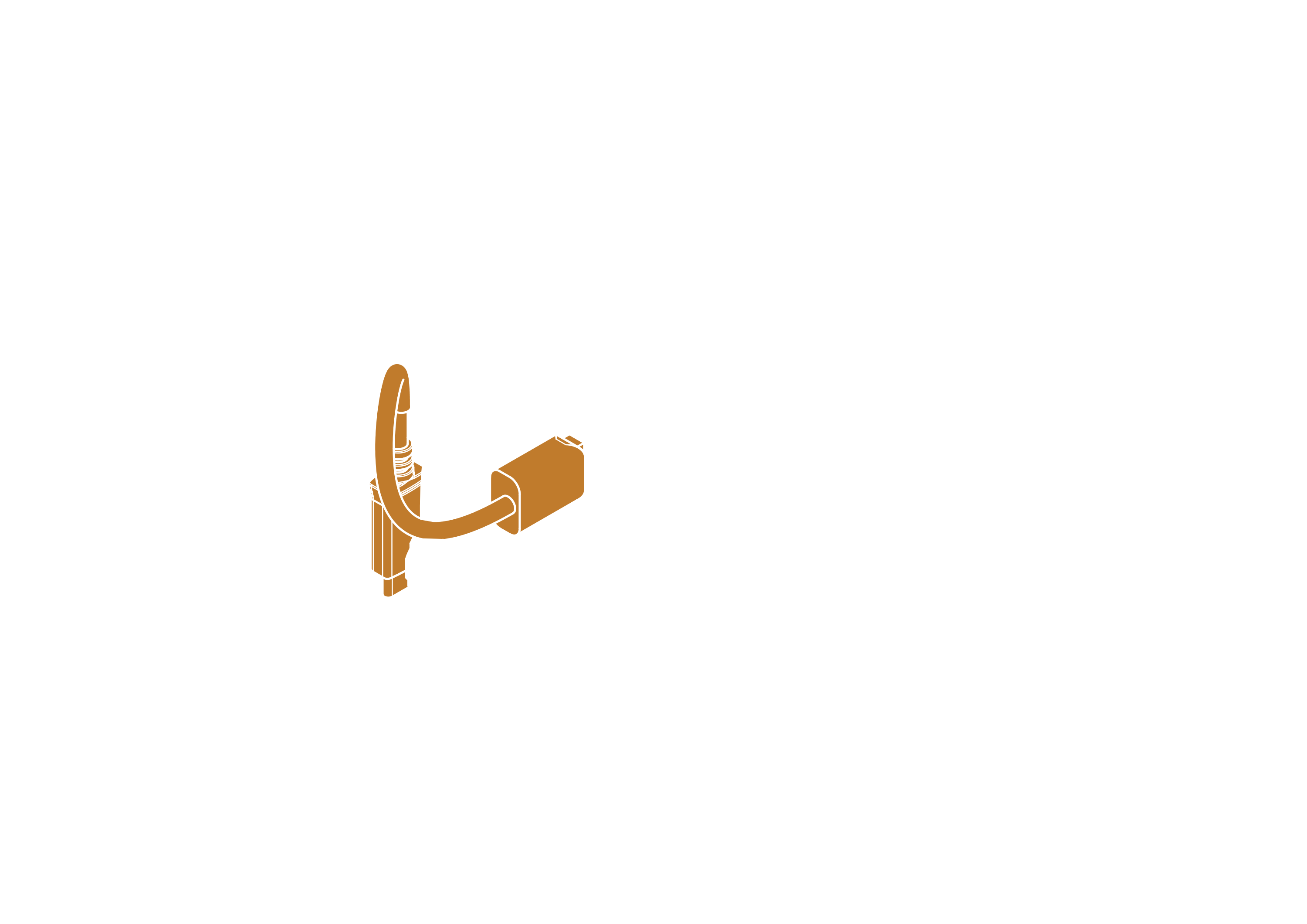 Attached AM-CM cable